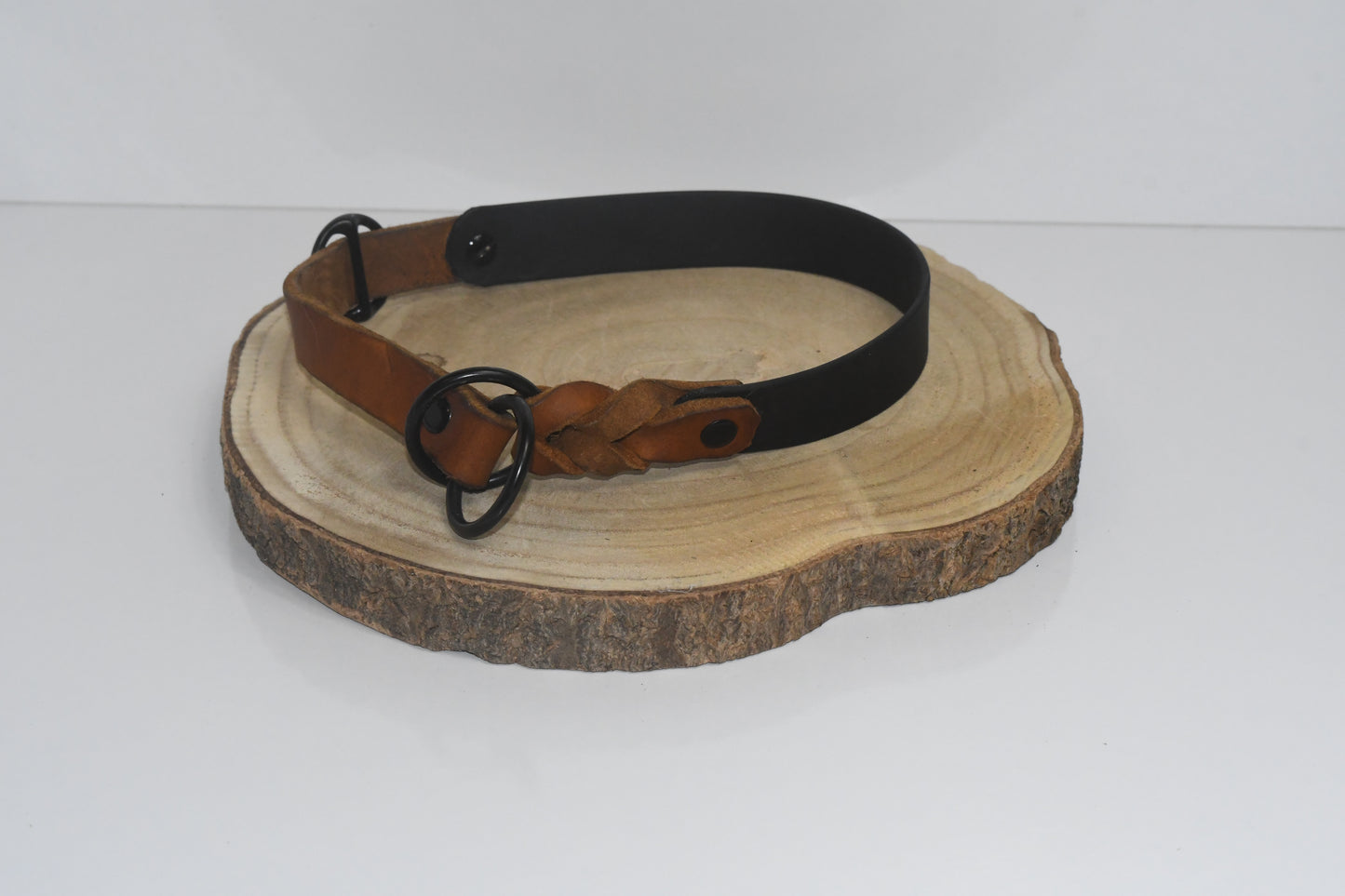Biothane x Leder Halsband