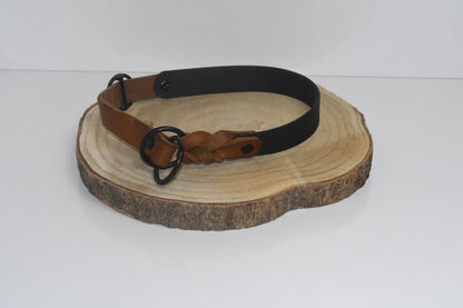 Biothane x Leder Halsband