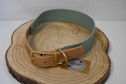 Biothane x Leder Halsband