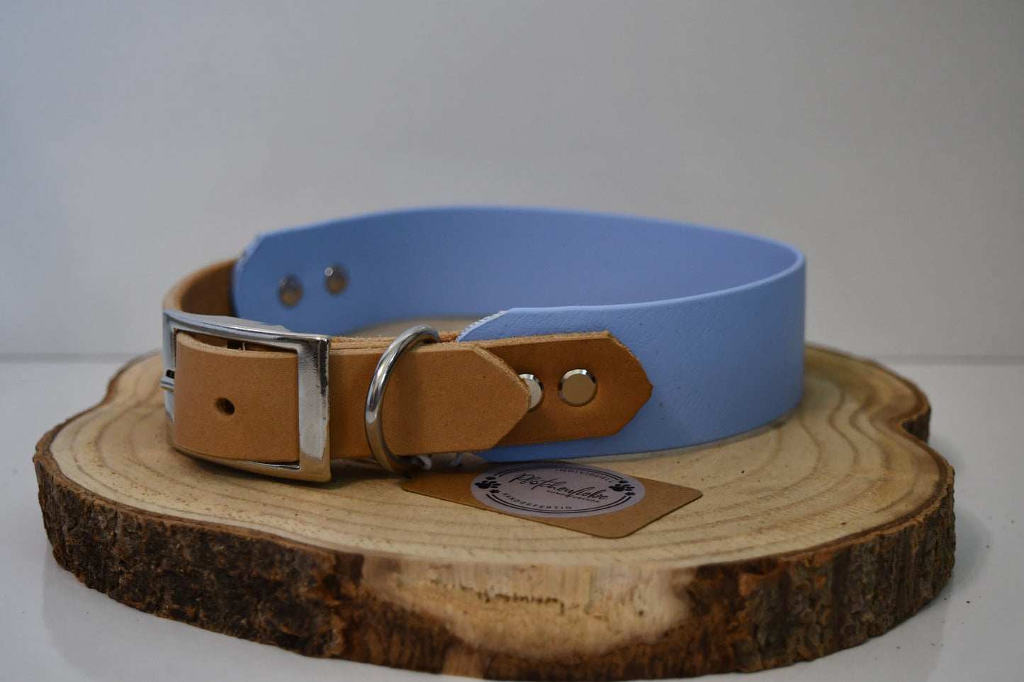 Biothane x Leder Halsband